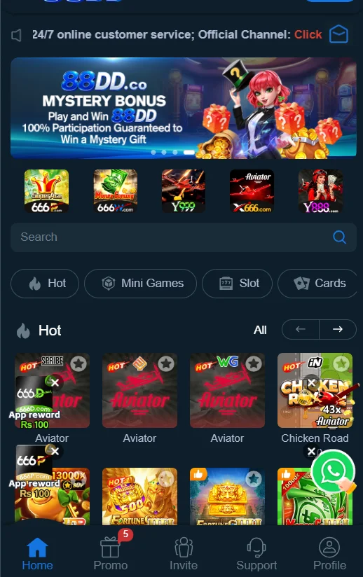 88dd game dashbOARD